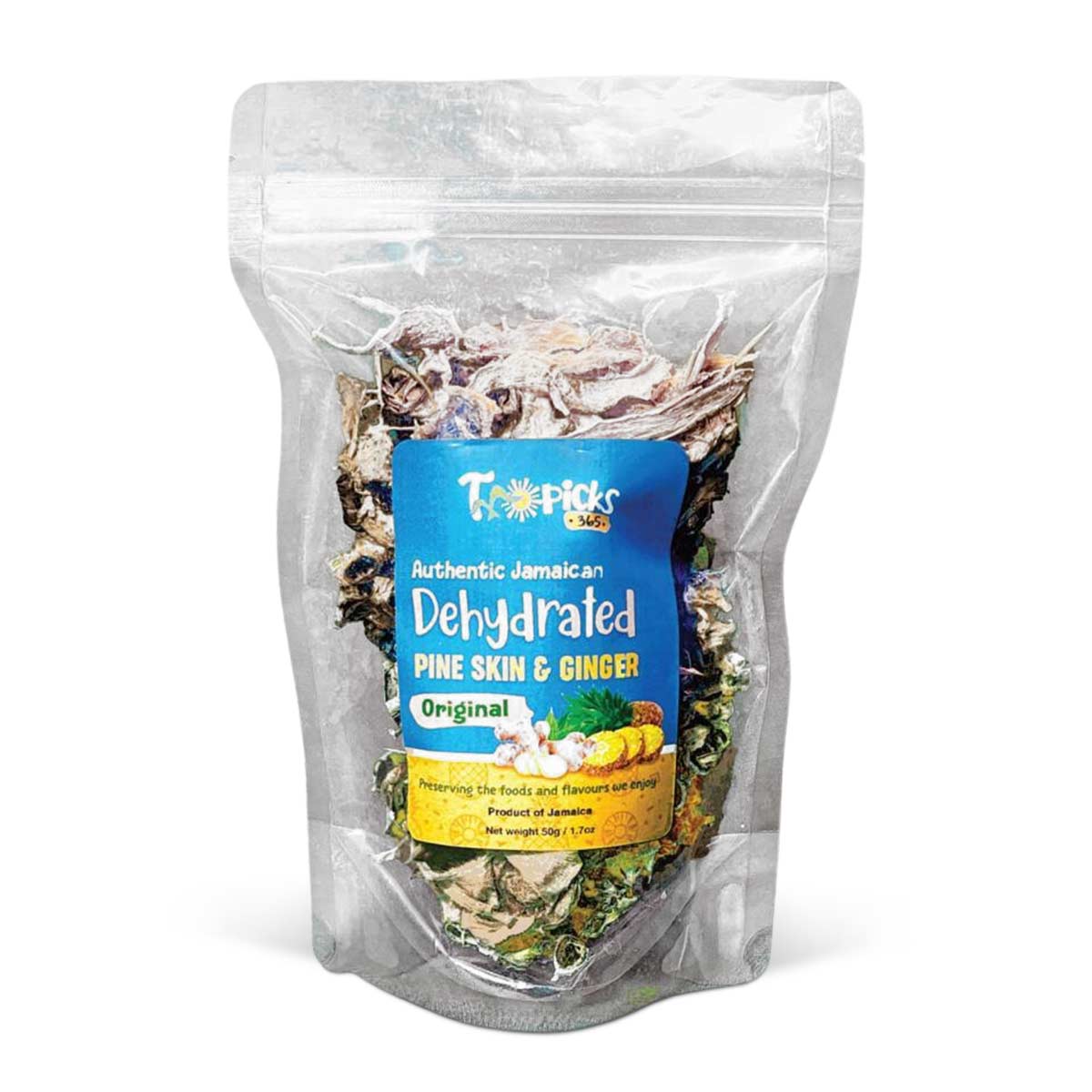 Tropicks365 Dehydrated Pineskin & Ginger, 50g